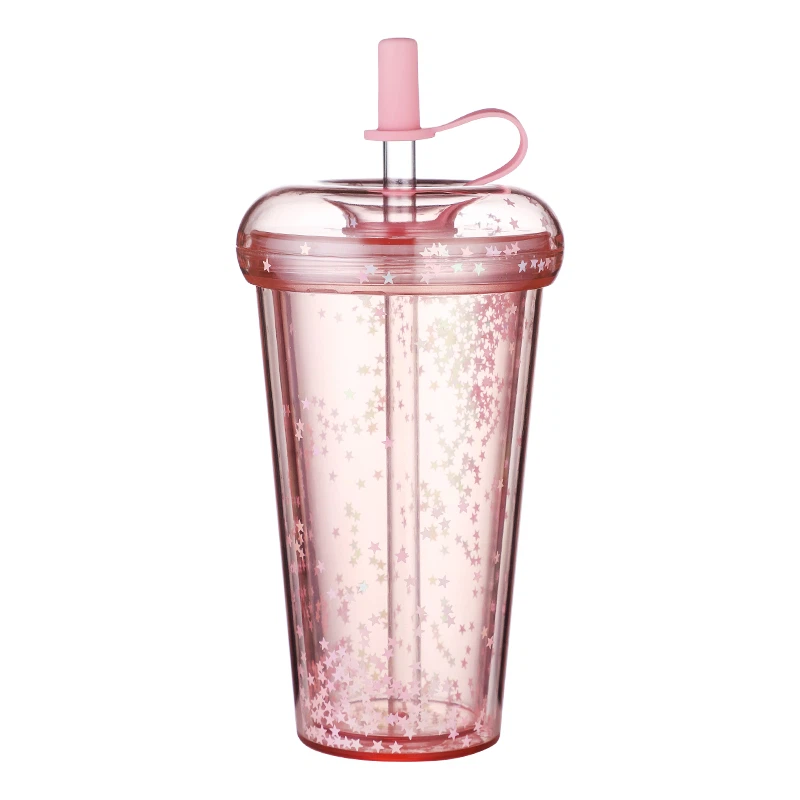 Clear Double Insulated Coffee Mugs